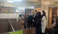 بازدید رزیدنتی گروه داخلی از کتابخانه مرکز آموزشی درمانی شهید رجایی