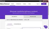 تغییرات جدید   web of Science