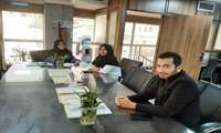 جلسه طرح تحقیقاتی مرکز تحقیقات غیر واگیر با مدیر گروه نورولوژی در کتابخانه